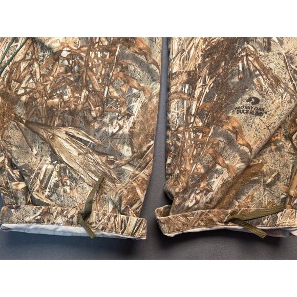 Mossy Oak Duck Blind Camo Pants 2XL (45x31) Cargo Hunting Explorer Adjustable - Picture 4 of 10